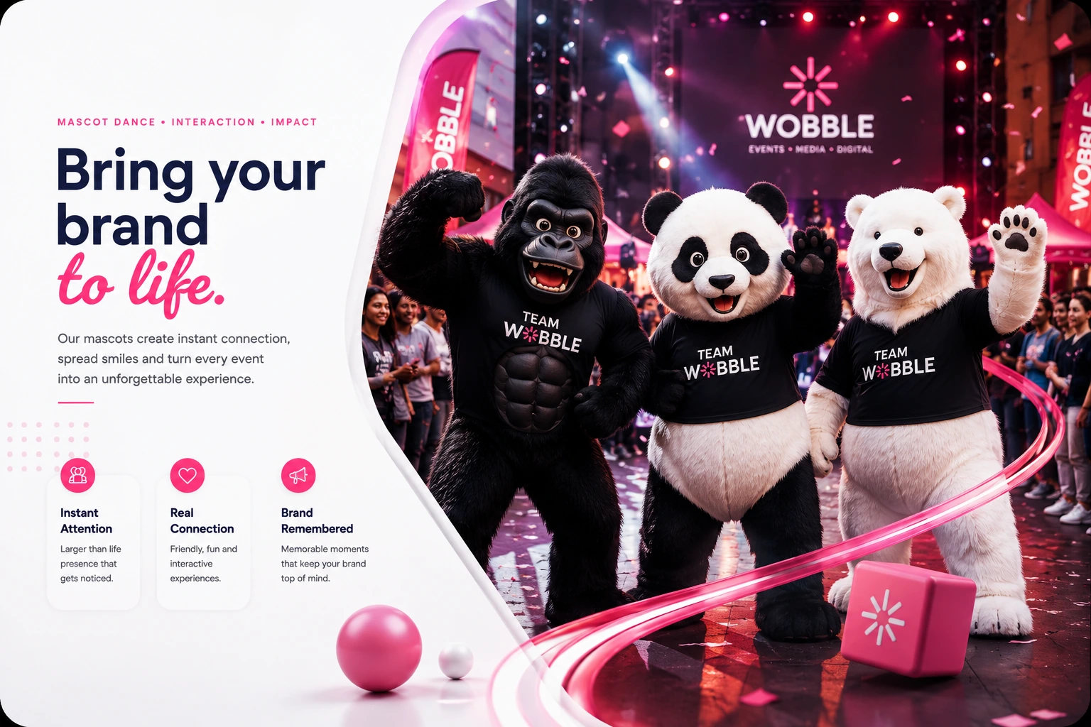 Mascot brand activation